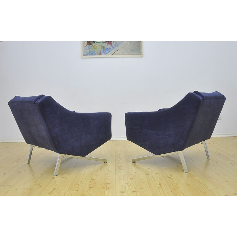 Vintage pair of German Armchairs, 1960s 