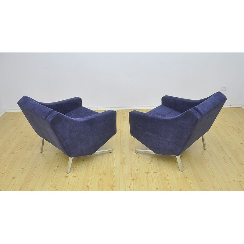 Vintage pair of German Armchairs, 1960s 