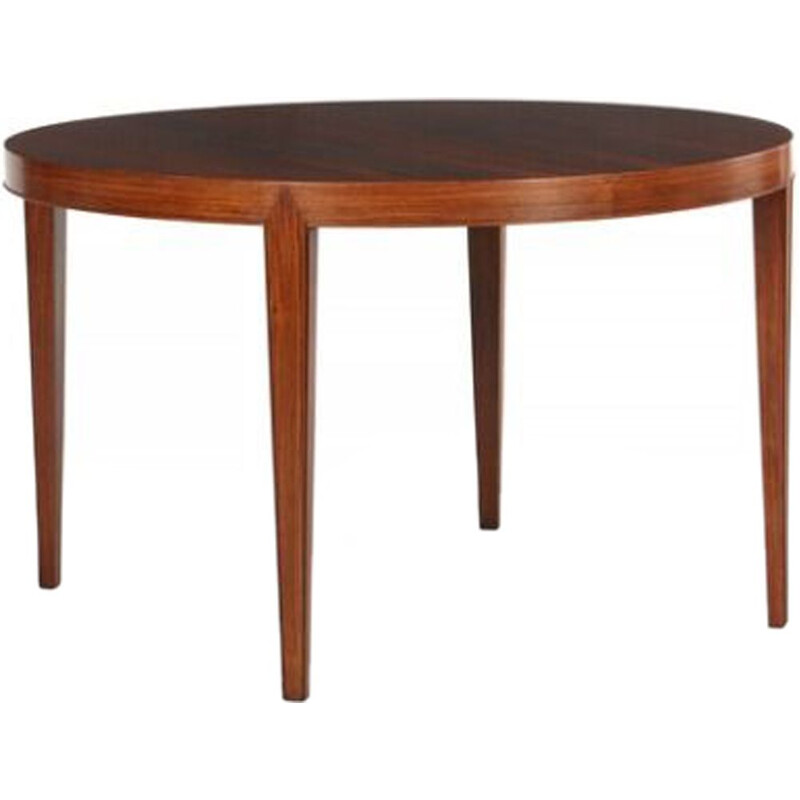 Vintage circular extension table by Severin Hansen Jr.