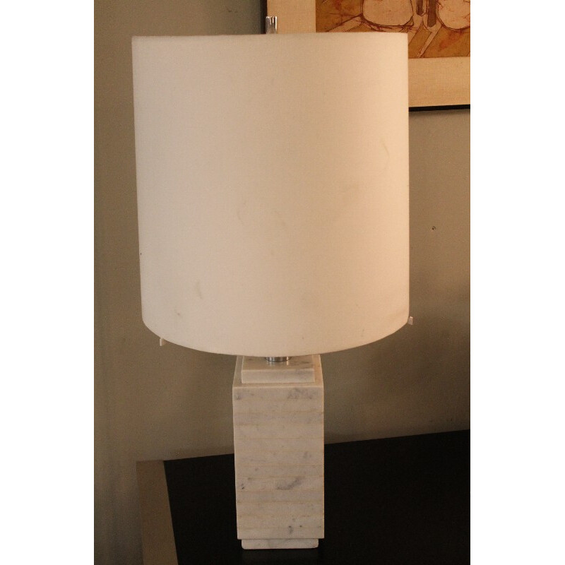 Lampe vintage en marbre, Florence KNOLL - 1970