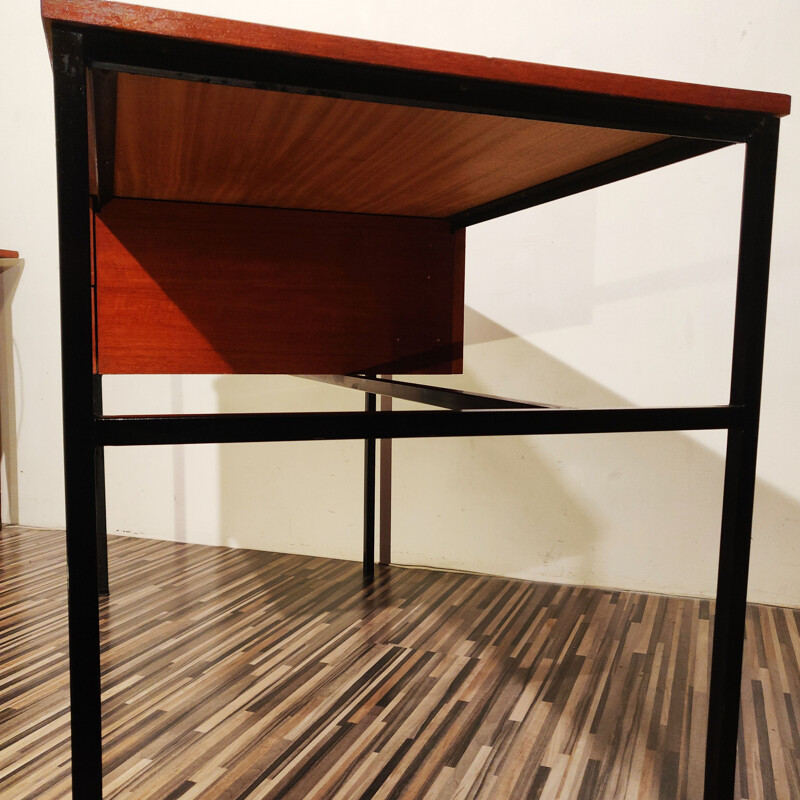 Vintage minimalistic desk by Pierre Guariche for Meurop