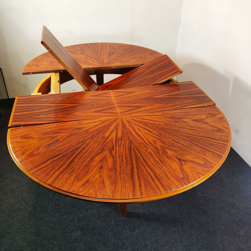 Mesa de jantar extensível Vintage em Rosewood