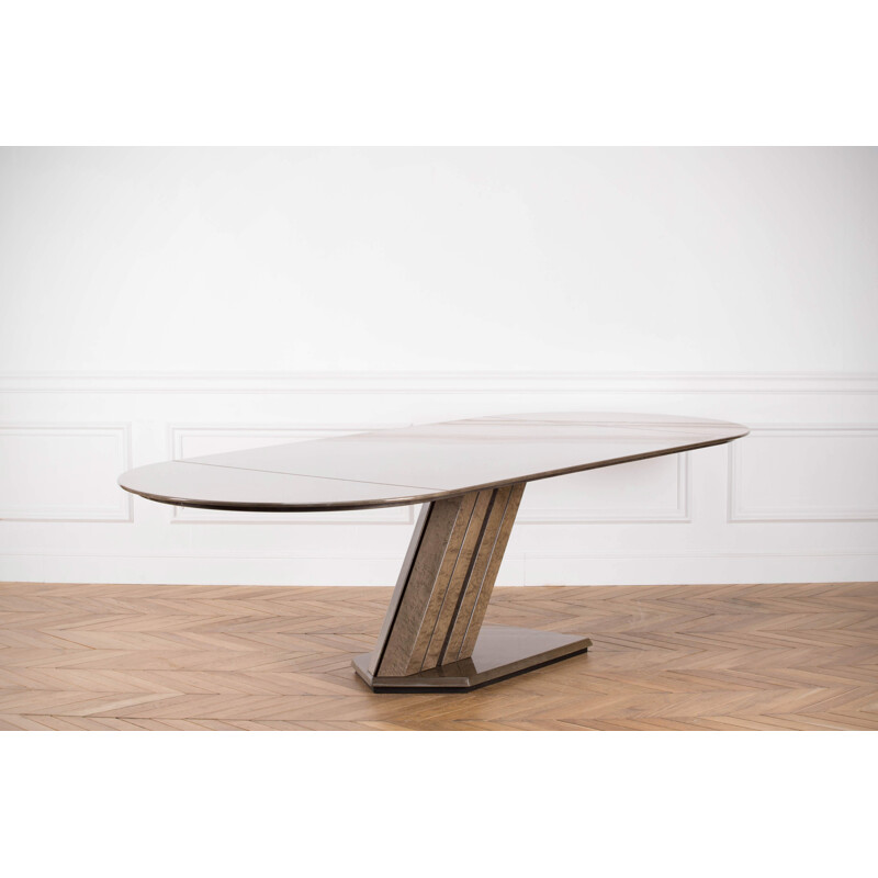 Vintage Large Conference Table by Giovanni Offredi for Saporiti, 1970s