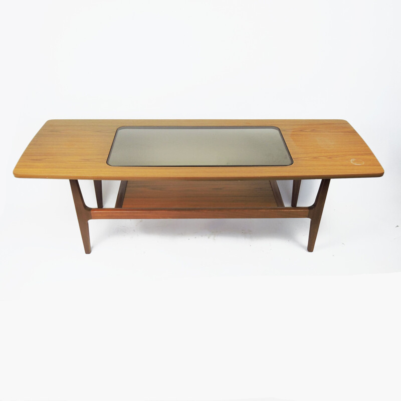Table basse vintage Schreiber en formica, 1970