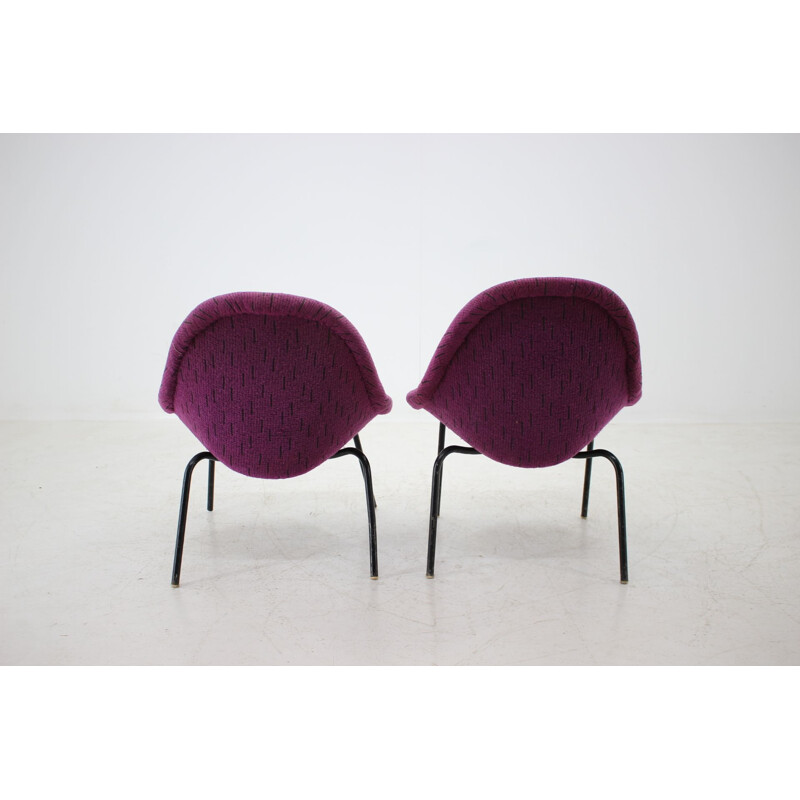 Vintage pair of armchairs, Czechoslovakia 1970