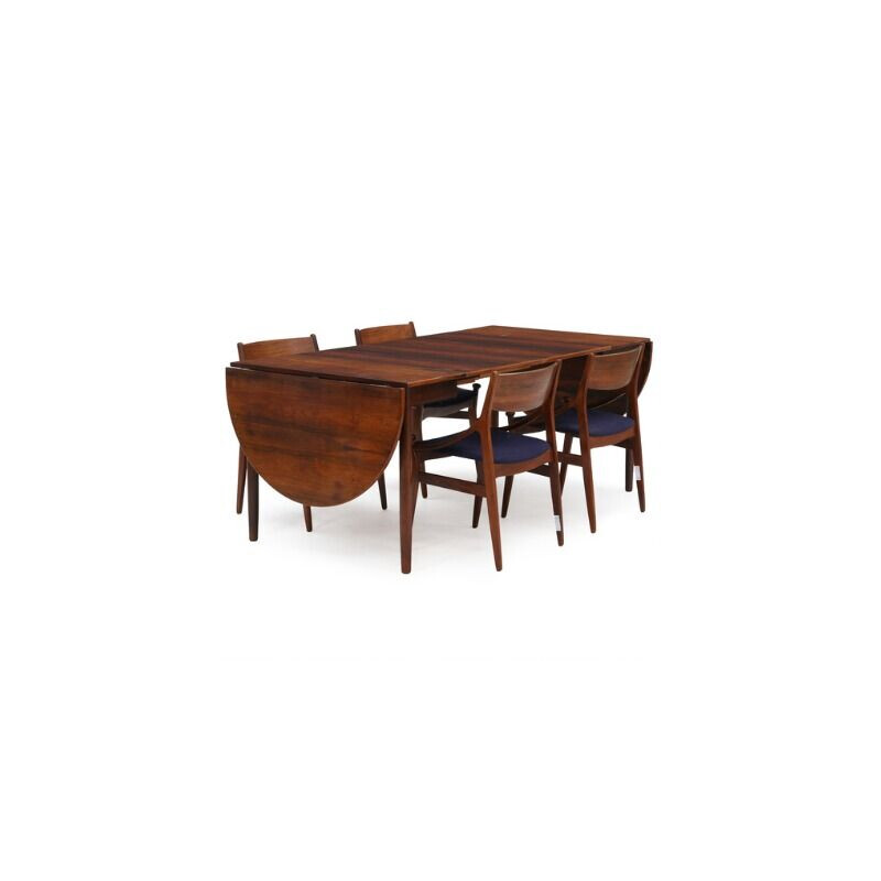 Vintage rosewood dining room by Vestervig Eriksen