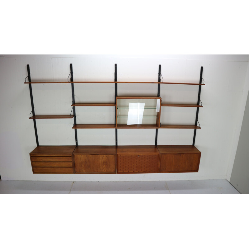 Vintage Extra Large Royal System Wall Unit by Poul Cadovius, 1960s