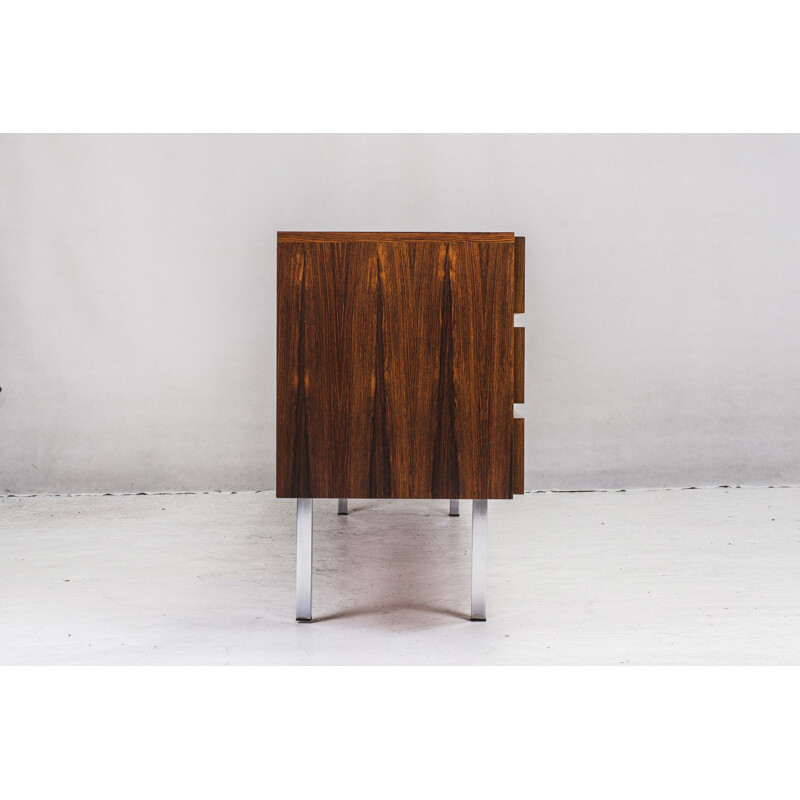 Vintage rosewood sideboard by Dieter Wäckerlin for Mobel Mann 1960s