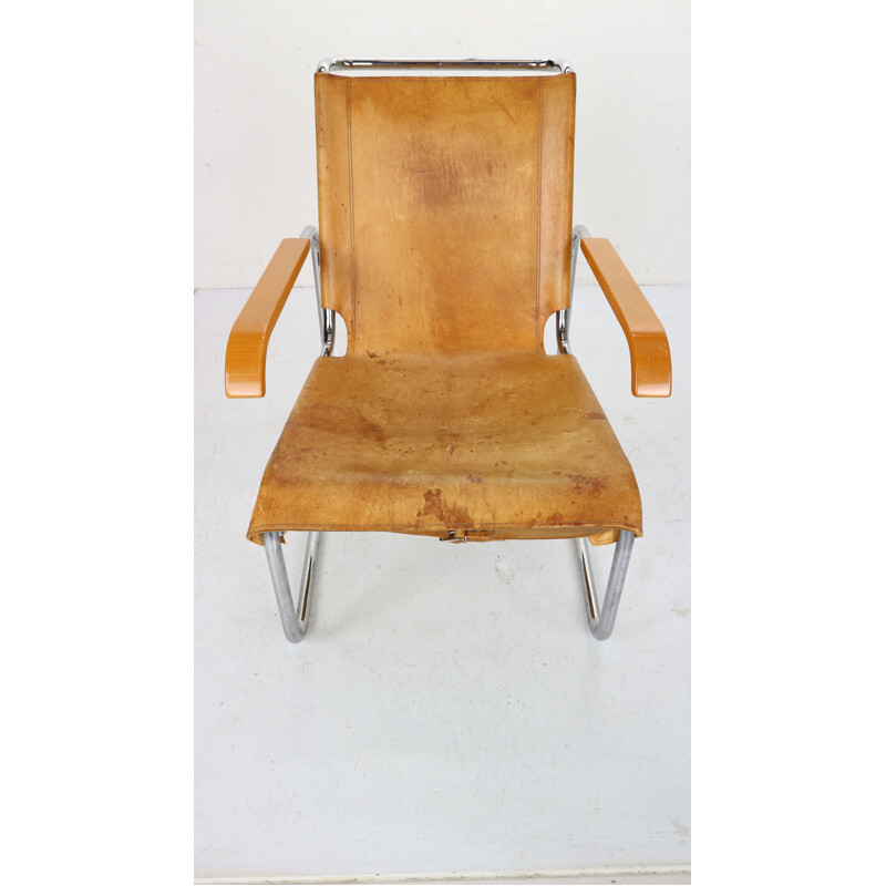 Vintage Armchair B35 by Marcel Breuer for Thonet, 1930 Germany