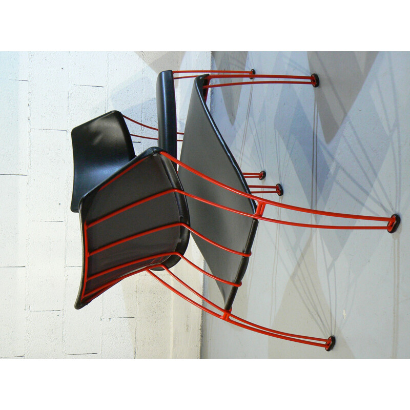 Suite of 4 chairs by Marina Mulder for Ikea 1993