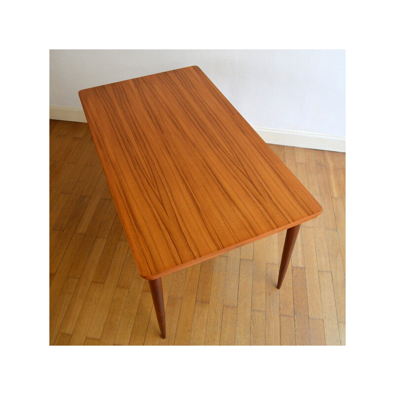 Scandinavian dining table in teak - 1960s