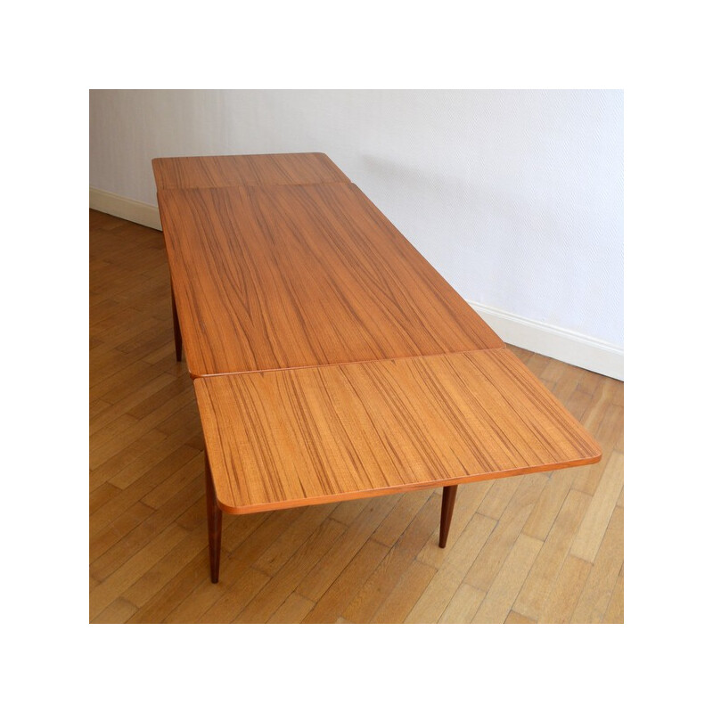 Table à repas scandinave en teck - 1960