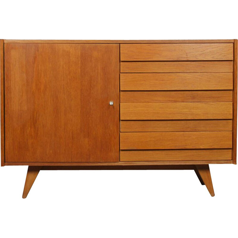 Vintage chest of drawers model U-458 by Jiri Jiroutek for Interier Praha, 1960