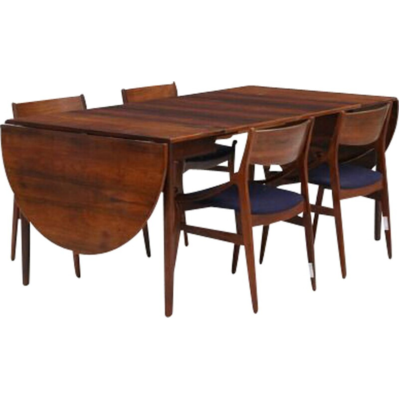 Vintage rosewood dining room by Vestervig Eriksen