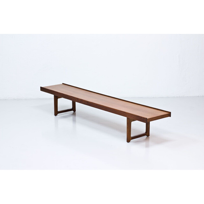 Vintage "Krobo" teak bench in Torbjørn Afdal, 1960s 