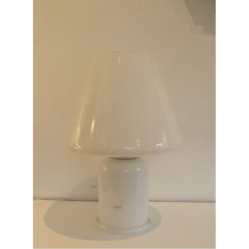 Lámpara de mesa de cristal de Murano, 1980