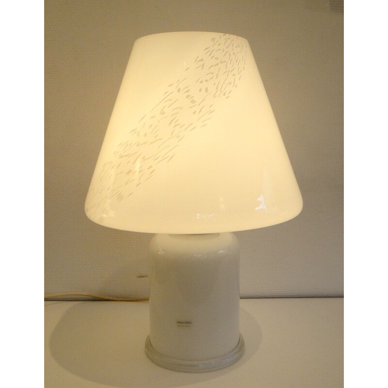 Vintage Murano glazen tafellamp, 1980