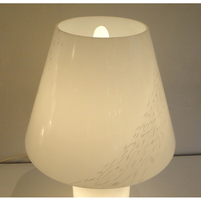 Vintage Murano glass table lamp, 1980s