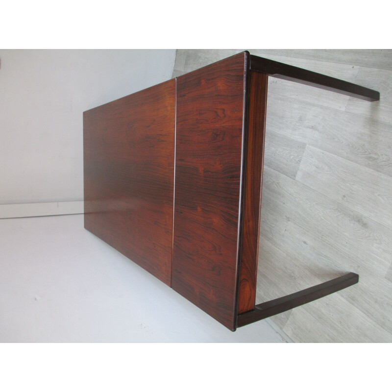 Vintage rosewood extensible table, 1950s