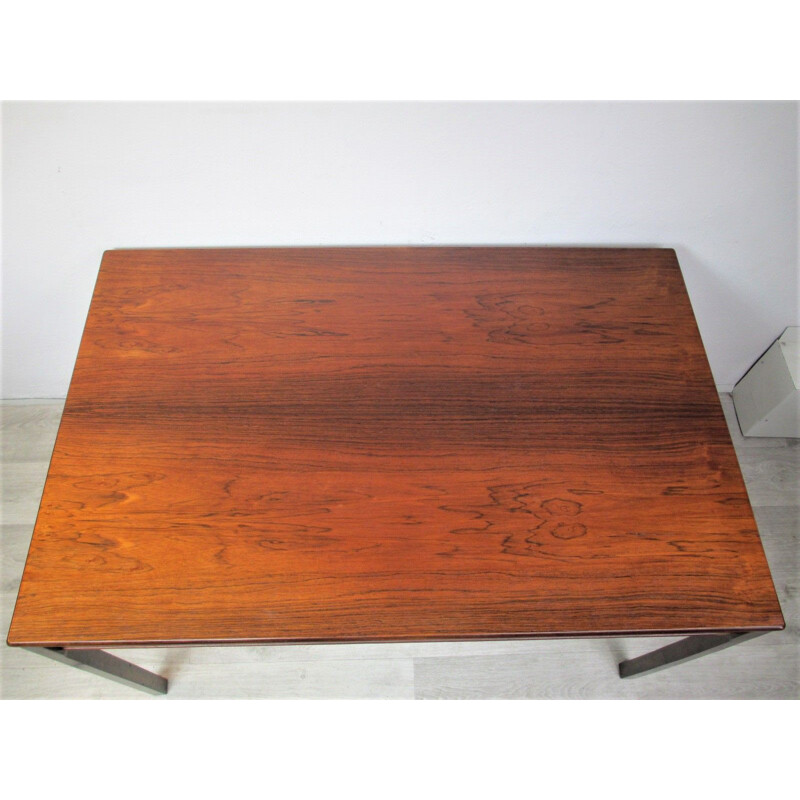 Vintage rosewood extensible table, 1950s