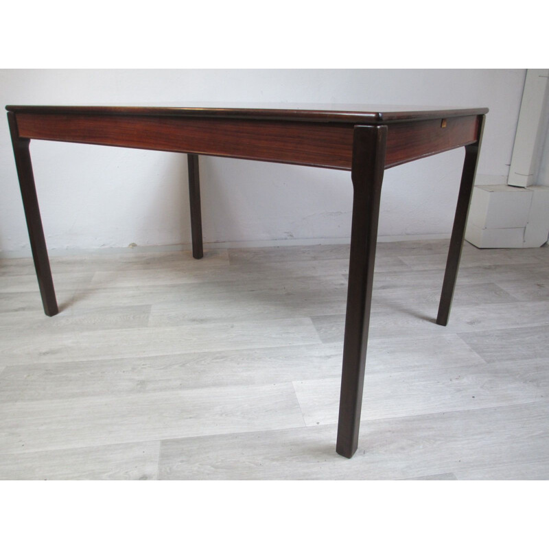 Vintage rosewood extensible table, 1950s