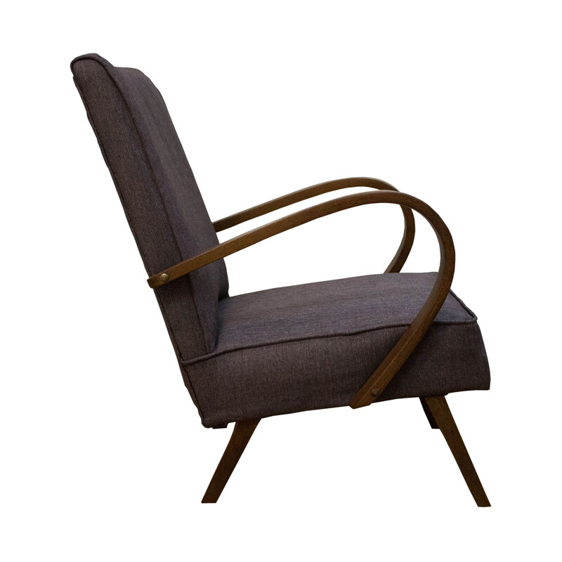 Vintage armchair by Jindrich Halabala for UP Zavody, 1950s