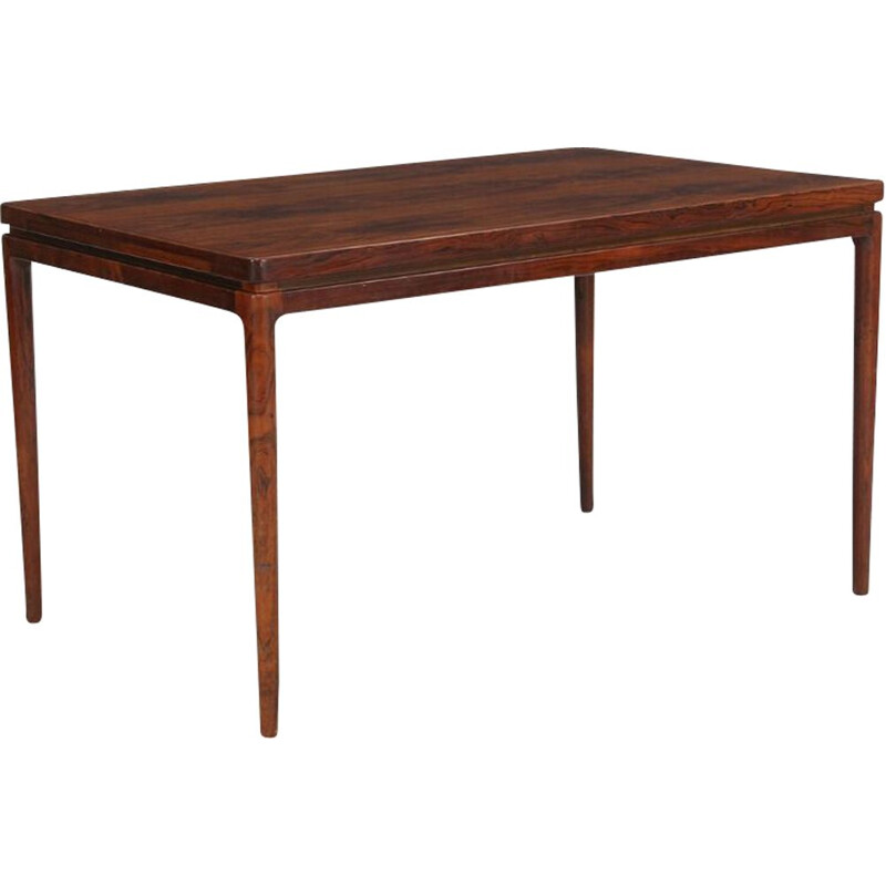 Rosewood dining table with extension
