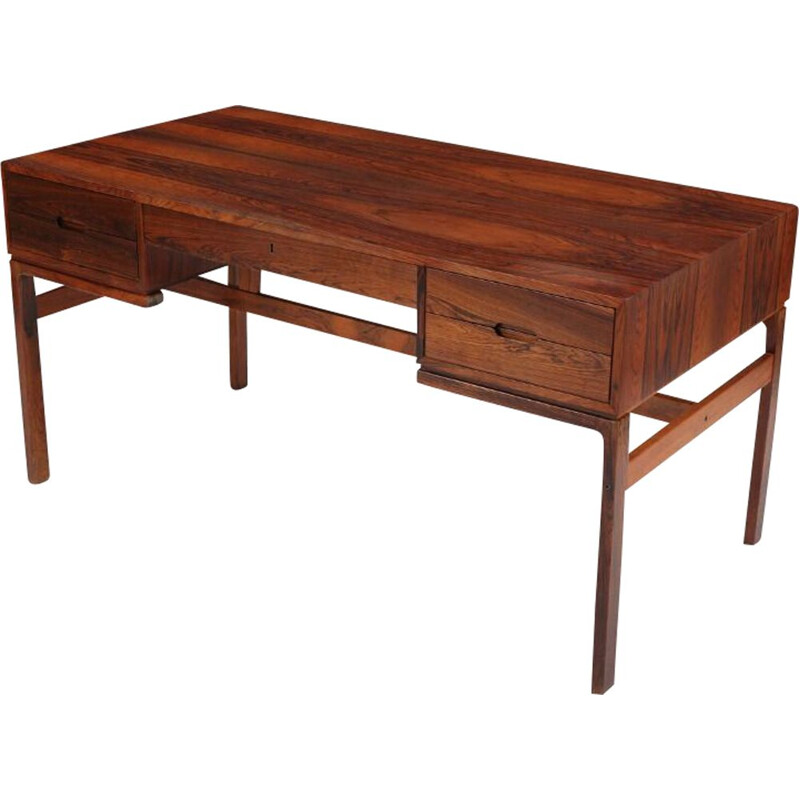 Bureau vintage en palissandre par Arne Wahl Iversen