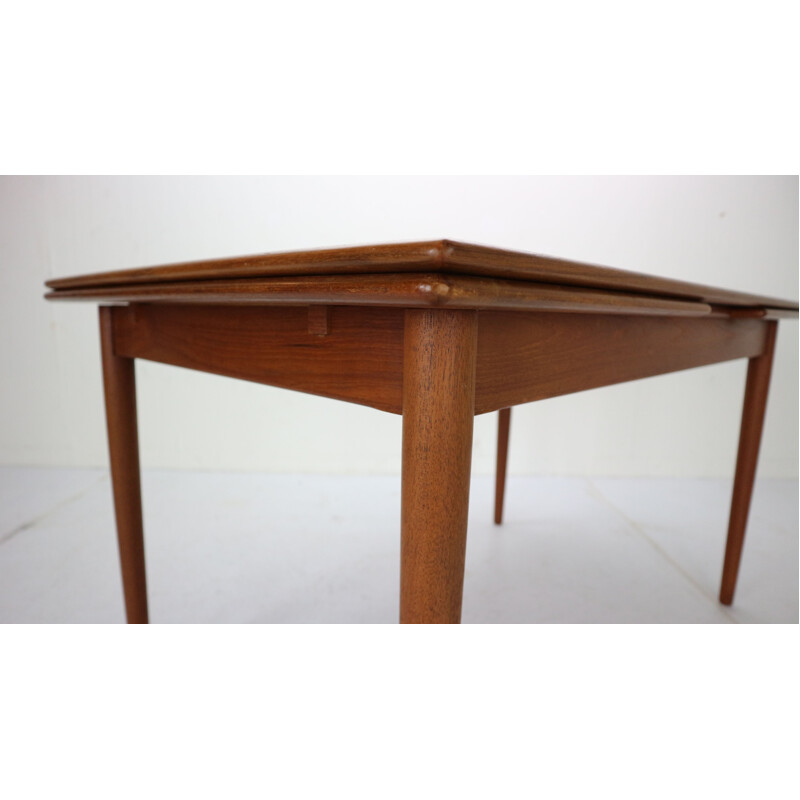 Vintage Extendable Teak Dining Table, Denmark, 1960s