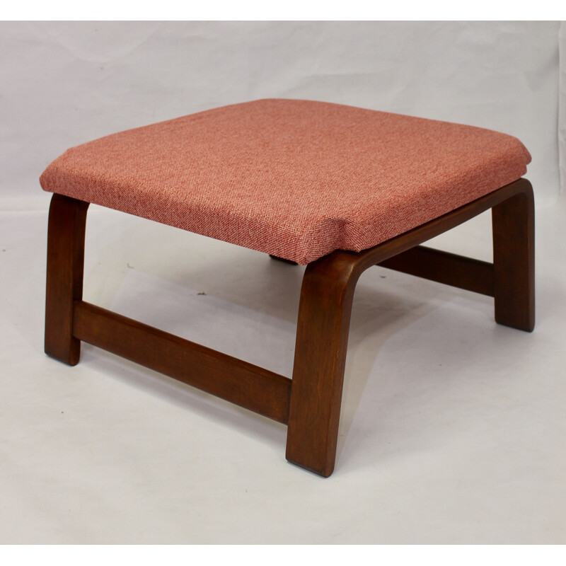 Fauteuil et ottoman vintage Pulkka par Ilmari Lappalainen pour Asko, 1963