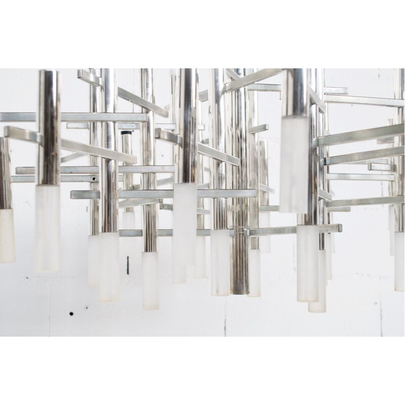 Vintage chandelier by Angelo Gaetano Sciolari, 1970