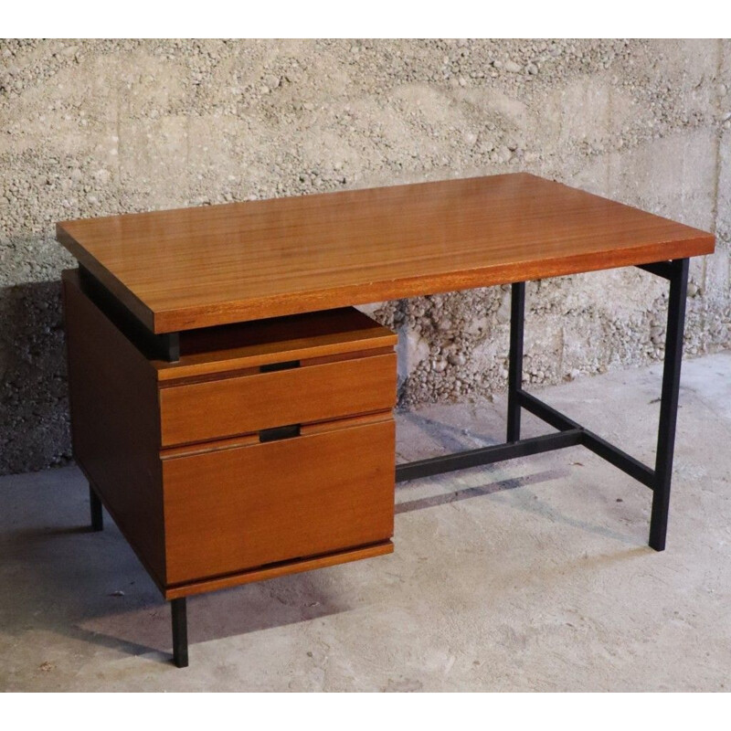 Vintage minister's desk by Pierre Guariche Minvielle edition 1950 