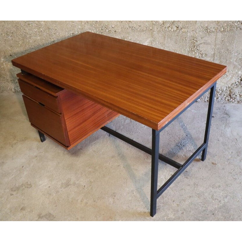 Vintage minister's desk by Pierre Guariche Minvielle edition 1950 