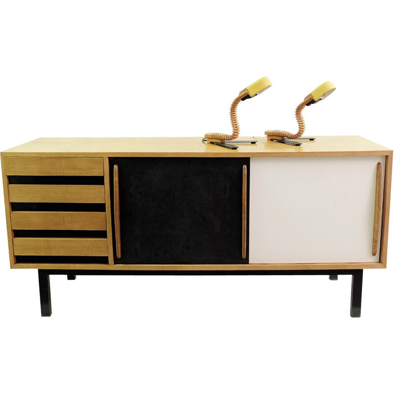 Sideboard "Cansado" in ash, Charlotte PERRIAND - 1958