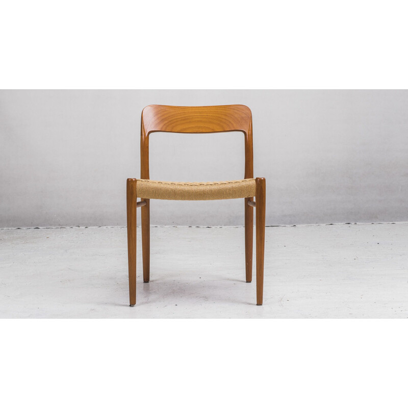 Vintage model 75 chair by Niels Otto Møller for J. L. Møllers, 1960