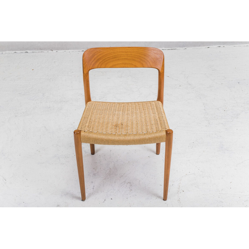 Vintage model 75 chair by Niels Otto Møller for J. L. Møllers, 1960