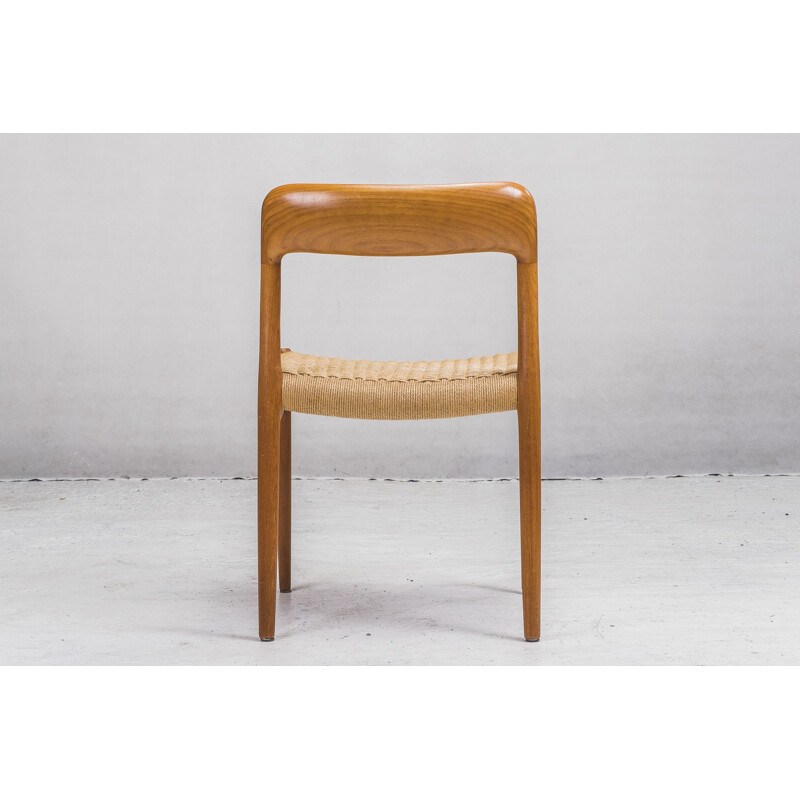 Vintage model 75 chair by Niels Otto Møller for J. L. Møllers, 1960