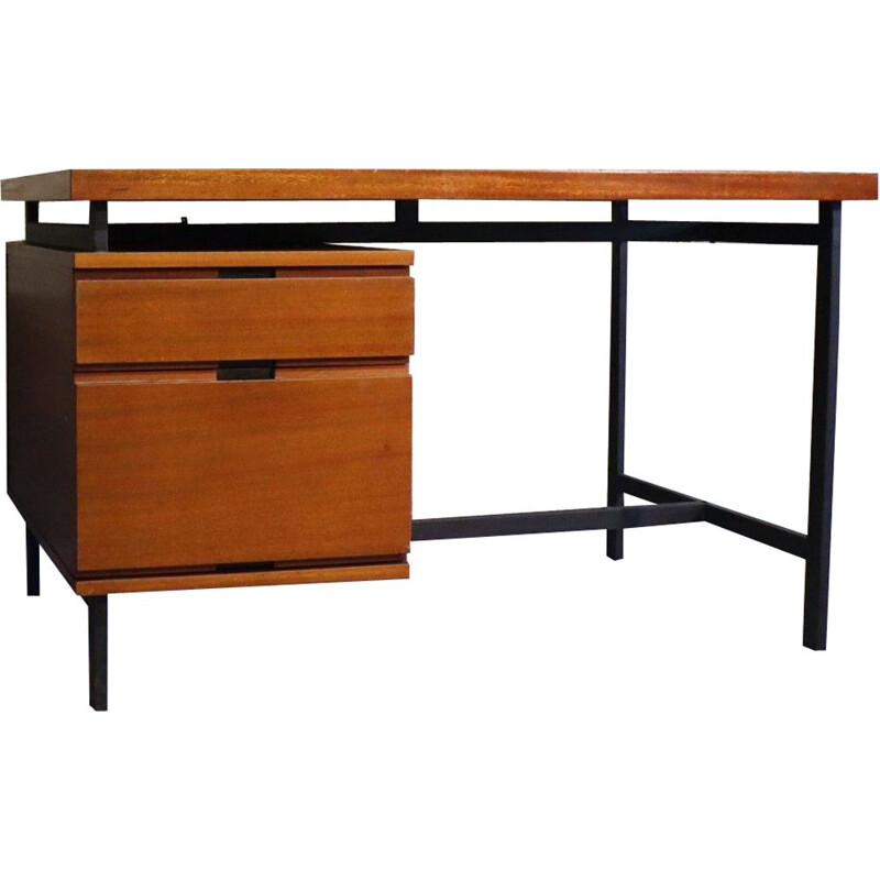 Vintage minister's desk by Pierre Guariche Minvielle edition 1950 