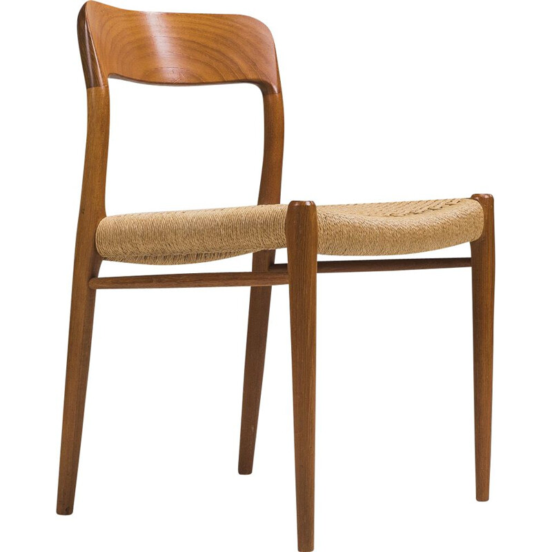 Vintage model 75 chair by Niels Otto Møller for J. L. Møllers, 1960