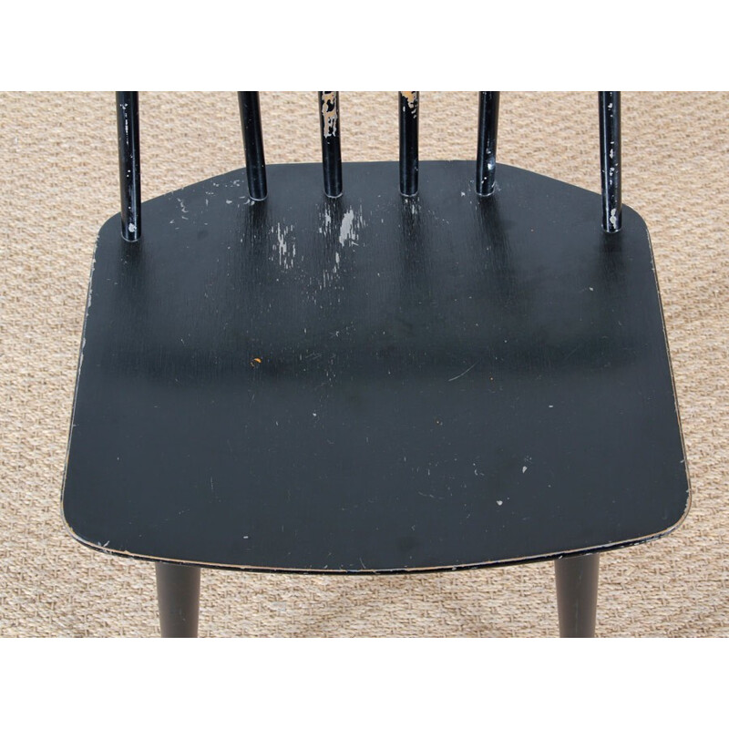 6 chairs model J77, Folke PALSSON - 1960s