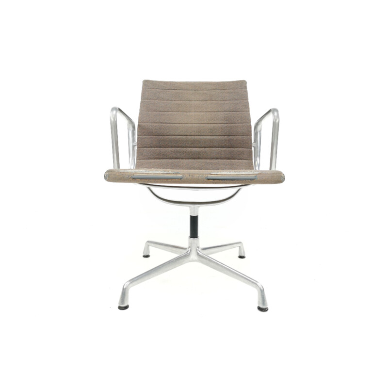 Vintage aluminium desk armchair model EA 107 by Eames for Vitra 