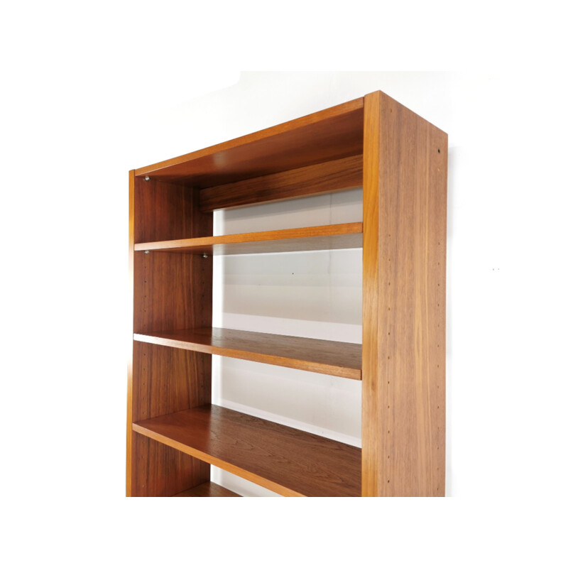 Vintage teak modular wall unit by Poul Cadovius 1960s