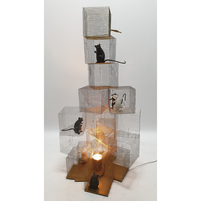 Lampada vintage "Seven Rats" di Ingo Maurer 2007