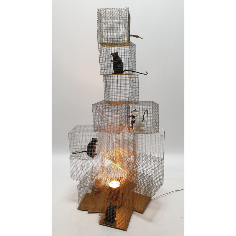 Vintage "Seven Rats" lamp by Ingo Maurer 2007