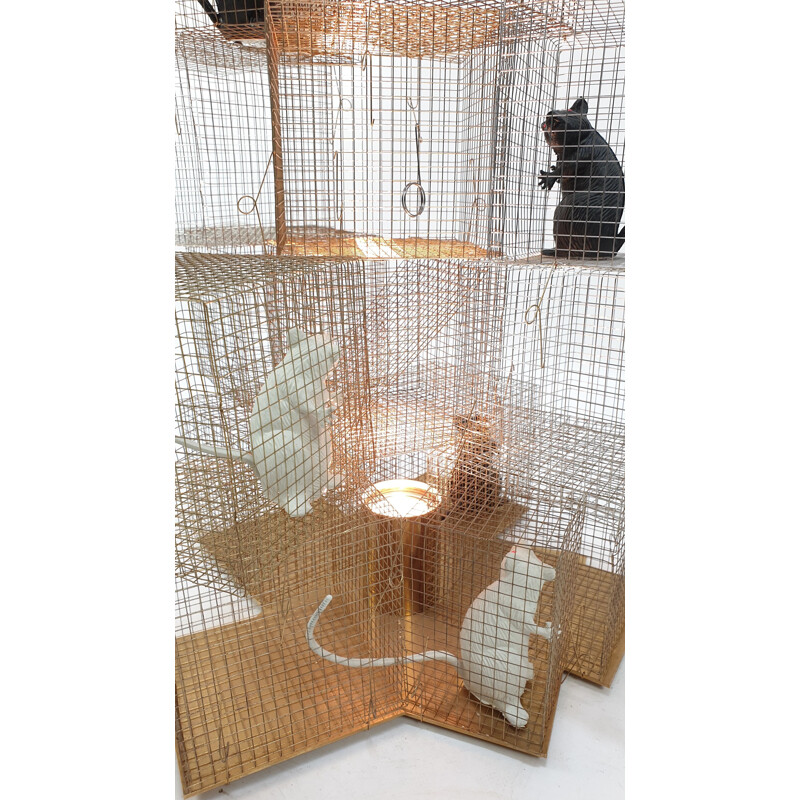 Vintage "Seven Rats" lamp by Ingo Maurer 2007