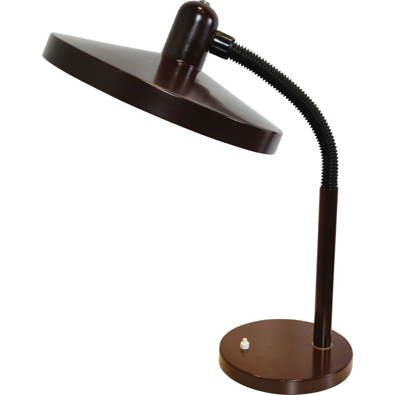 Vintage brown "Panama" 405 desk lamp by Hala Zeist