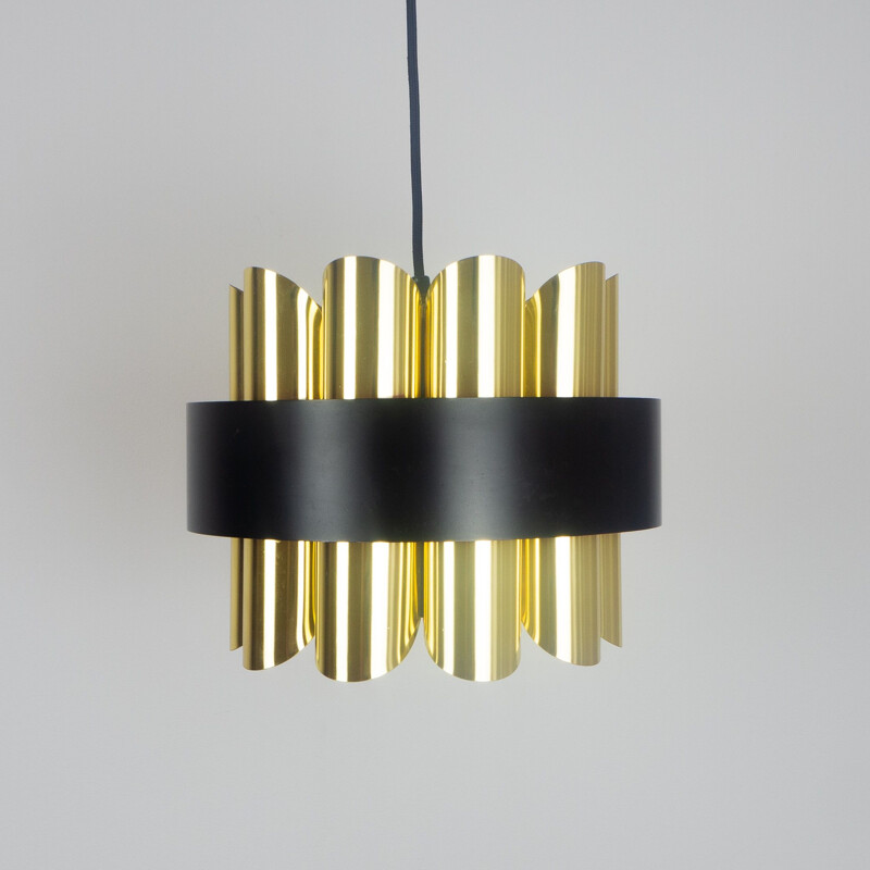 Vintage Danish pendant lamp by Werner Schou for Coronell Elektro, Denmark 1960