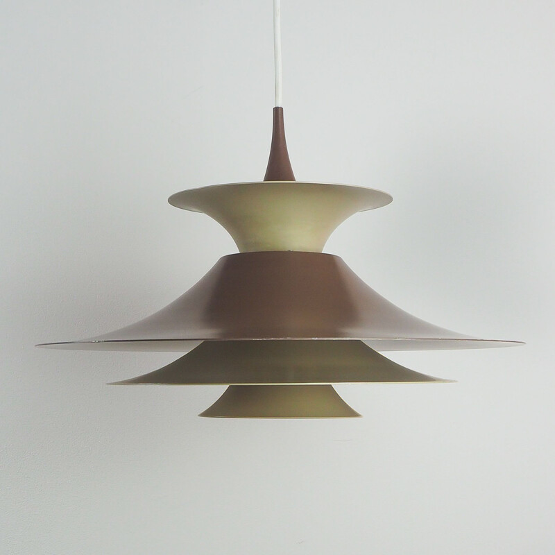 Danish pendant Radius, designed by Erik Balslev, Fog & Mørup, Denmark, 1977