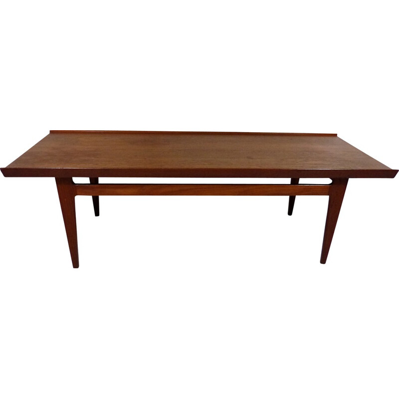 Coffee table in teak and wood, Finn JUHL - 1950s