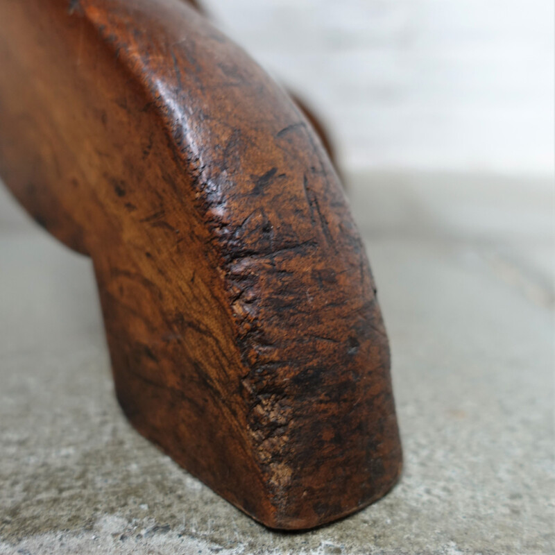 Chaise de capitaine vintage en bois de chêne, Angleterre